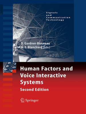cover image of Human Factors and Voice Interactive Systems